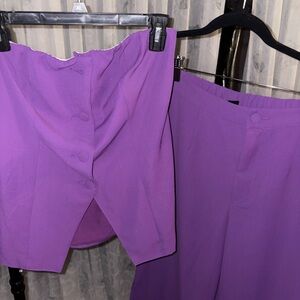 Vibrant Purple pant set